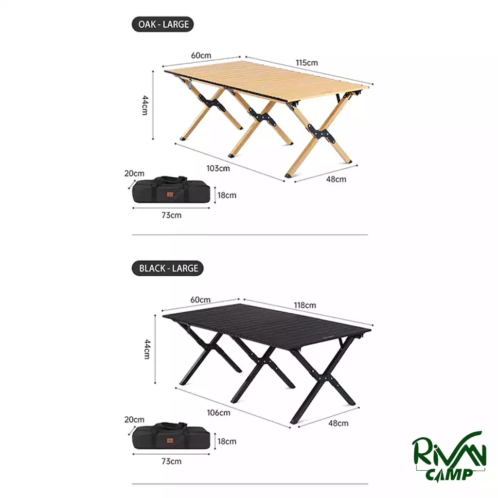 میز آلومینیومی نیچرهایک خاکی مدل CNK2300JU010