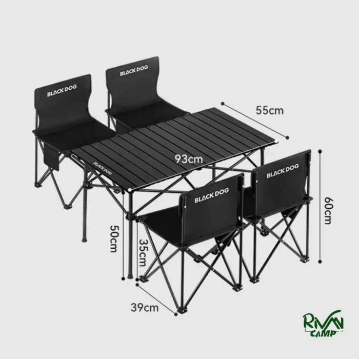 ست میز و صندلی بلک‌داگ CBD2550JJ037