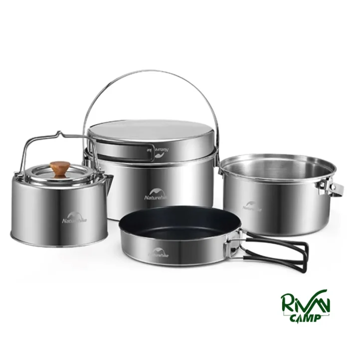 ست ظروف استیل نیچرهایک مدل NH22CJ005